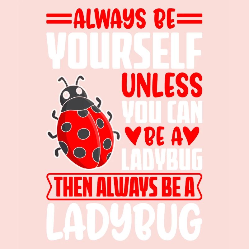 Sei immer du selbst, es sei denn, du kannst ein Marienkäfer sein