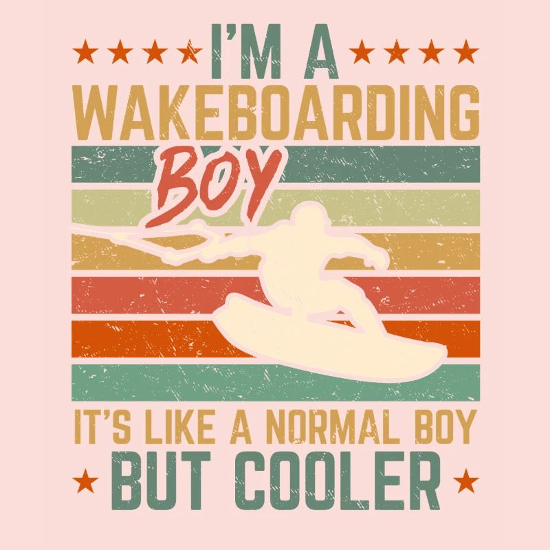 Je suis un garçon de wakeboard, c’est comme un garçon normal mais