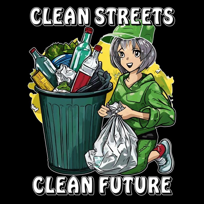 CLEAN STREETS CLEAN FUTURE WASTE BIN