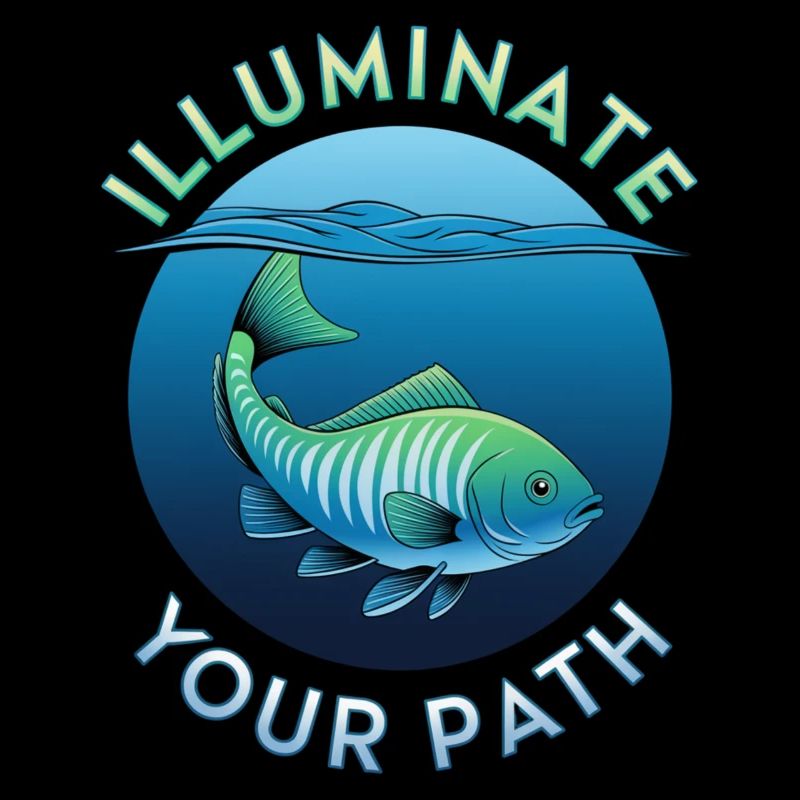 Illuminate Your Path Fish Design