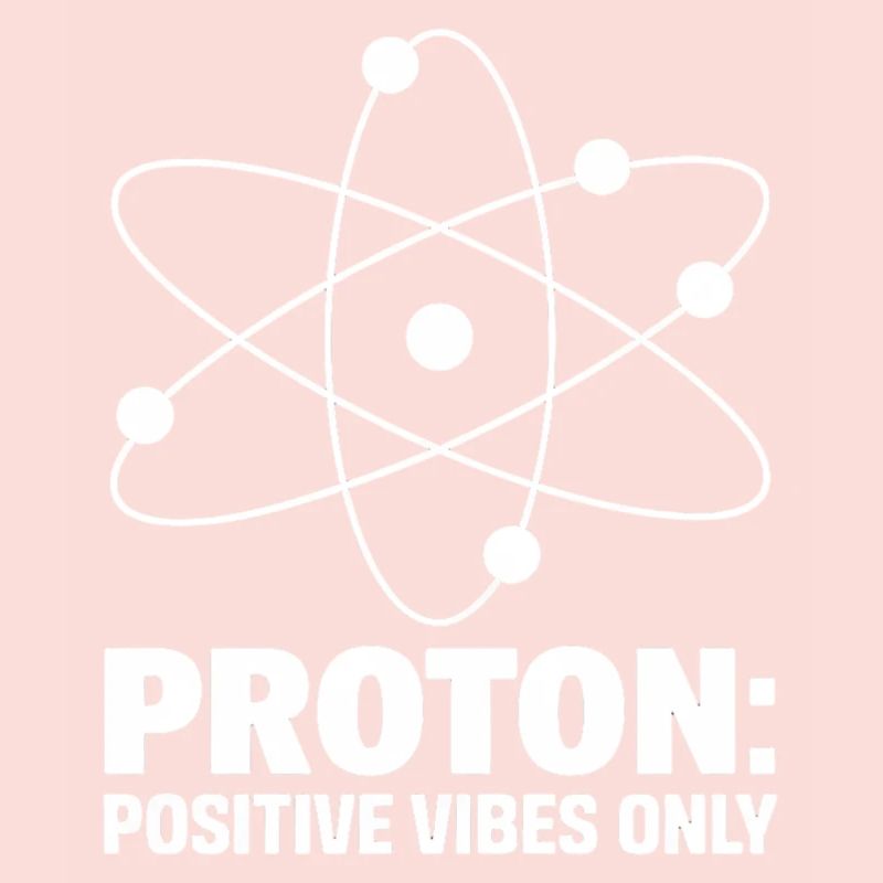Proton Positive Vibes Atom Design