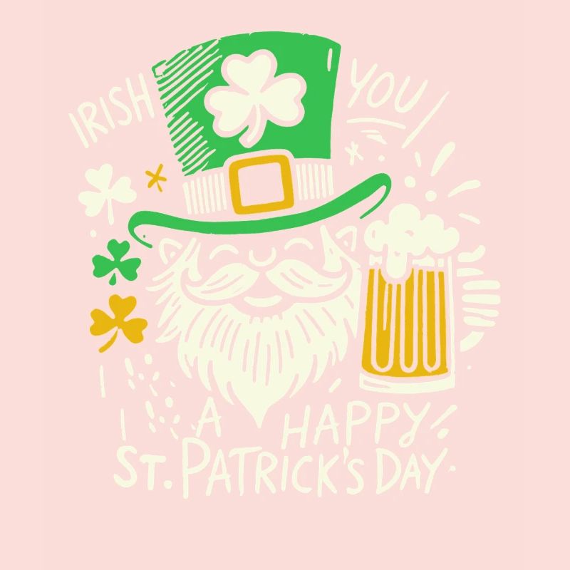 Happy St. Patrick's Day Celebration with Irish
