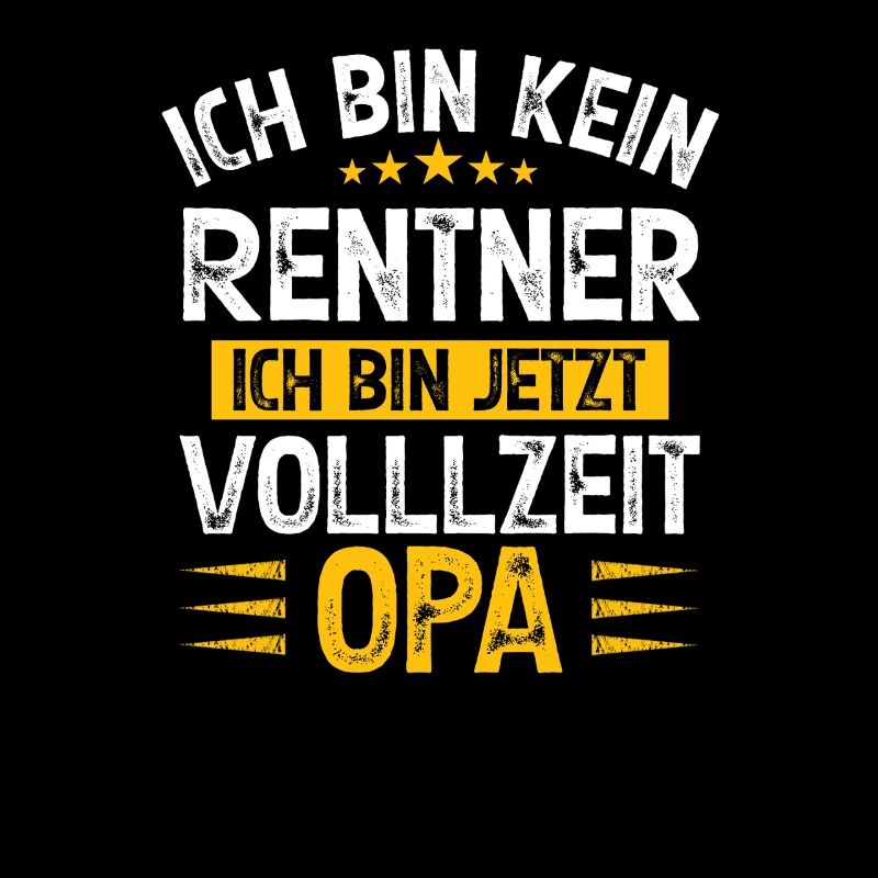 Rentner Geschenk stolzer Opa