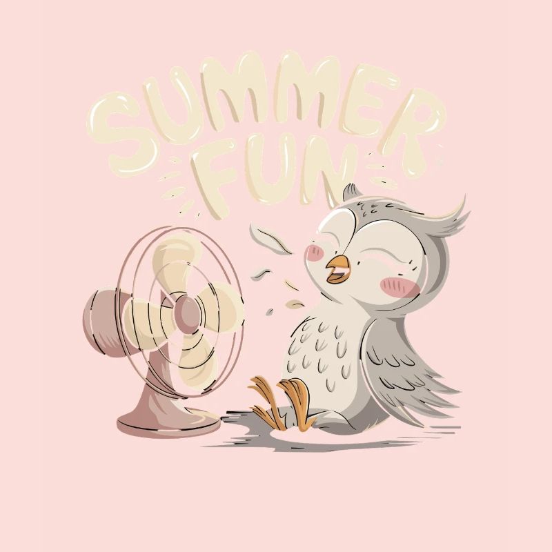 Summer Fun Eule mit Ventilator