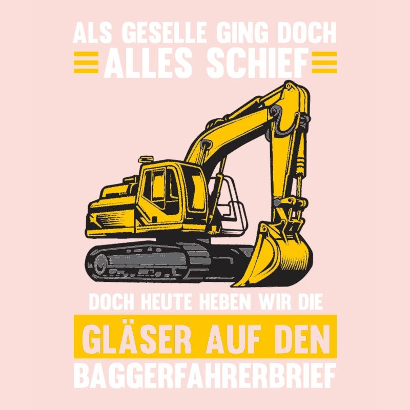 Bagger Fahrer Bagger Bauen Geschenk