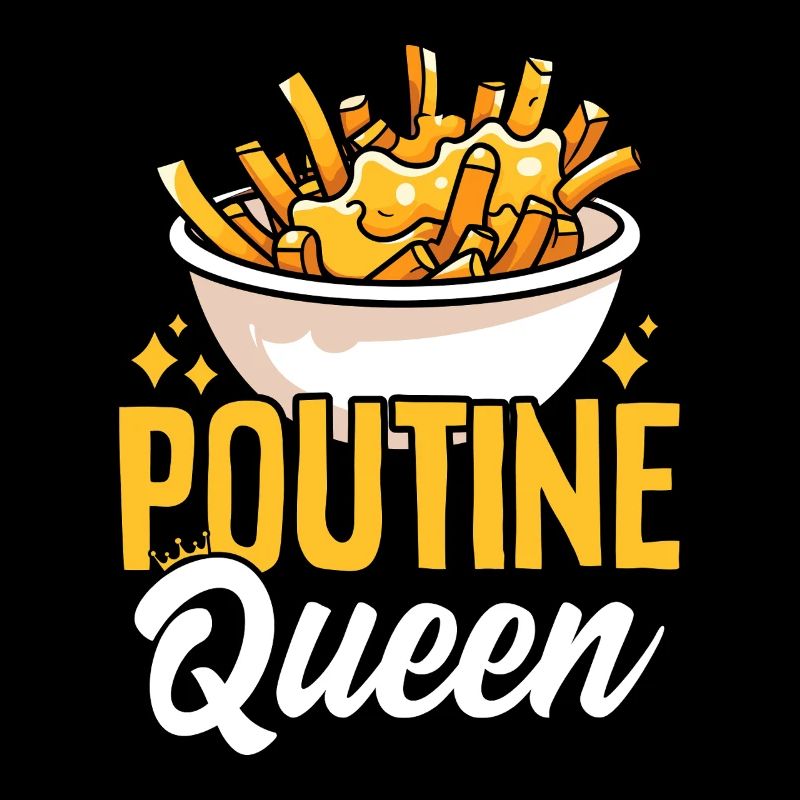 Poutine Queen Lustige Pommes Käse Quark Soße