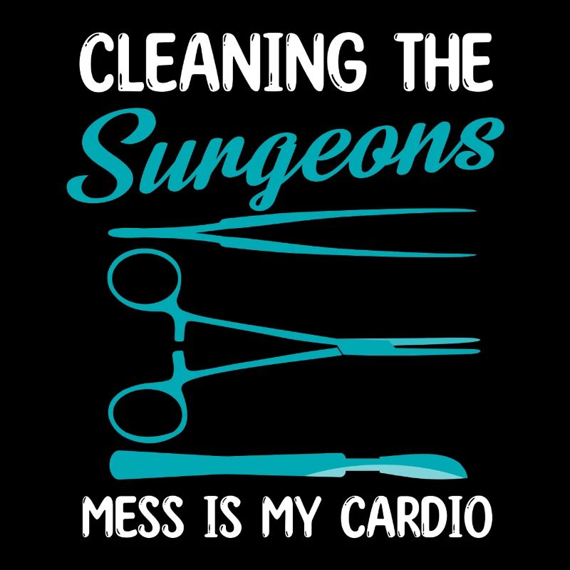 Funny Surgeon Cleaning Design