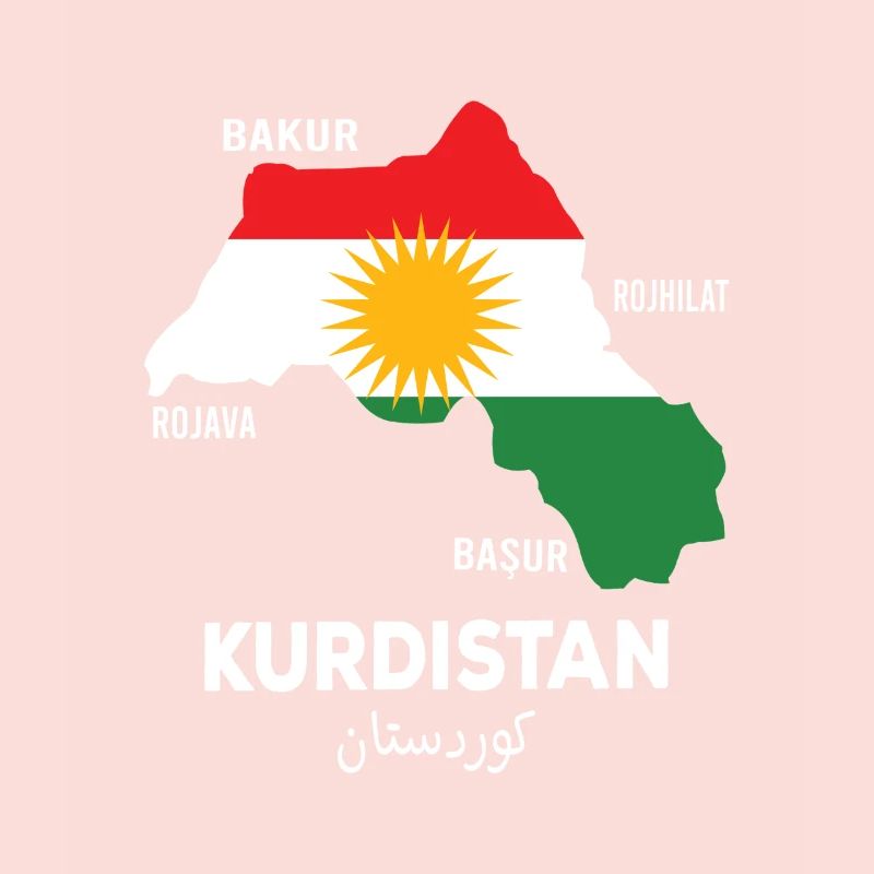 Kurdistan Flag Bakur Bashur Rojava Rojhlt Newroz