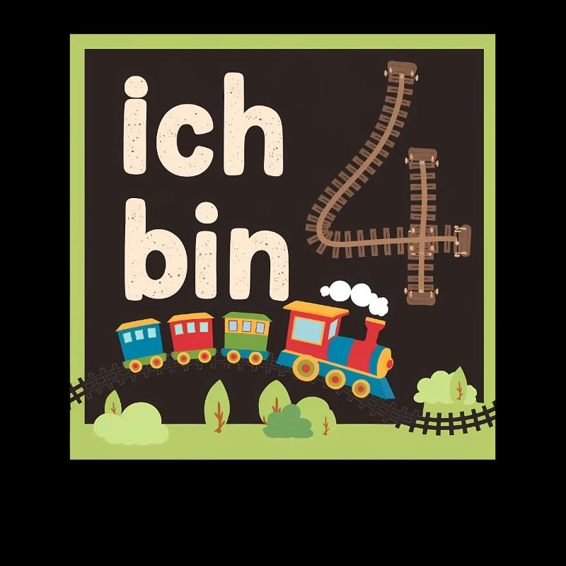 I'm 4 Train Train 4th Birthday