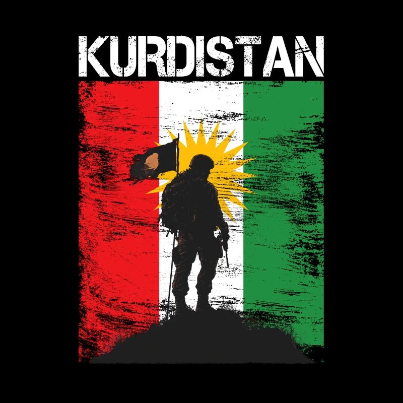 Drapeau du Kurdistan,Kurdistan,Syrie,Irak,Iran,Drapeau