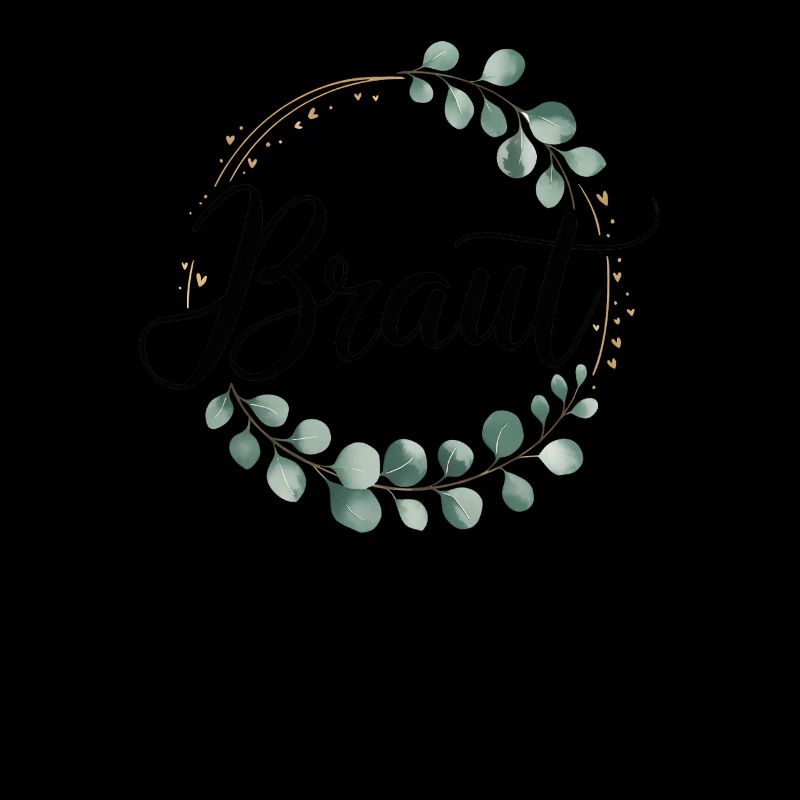 Couronne de fleurs de mariée Eucalyptus Enterrement de vie de garçon Mariage