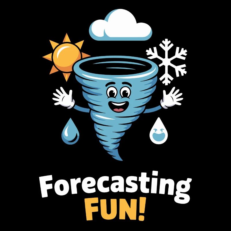 Forecasting Fun Weather Cartoon Design