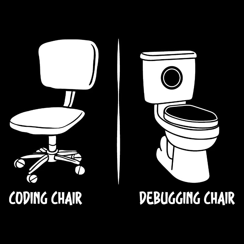Debugging-Stuhl lustige Programmierer Geschenk