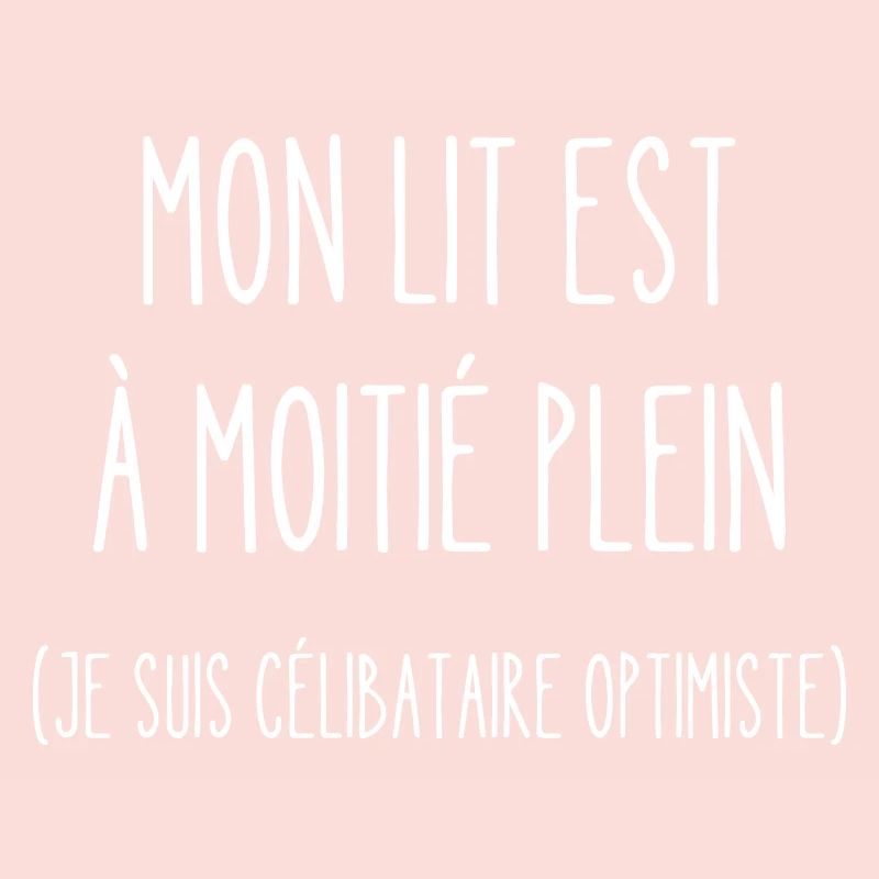 lit à moitié plein