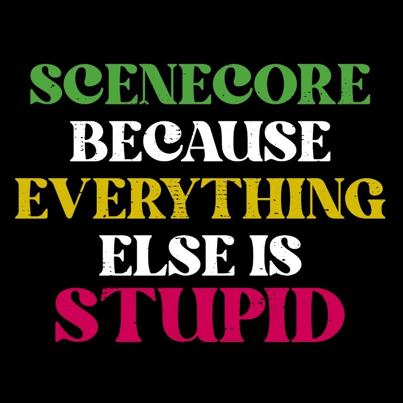 Scenecore Retro Emo Alternative Girl