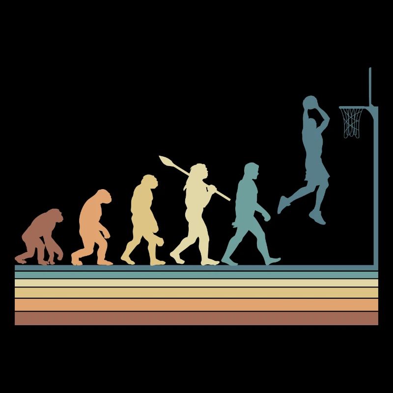 Basketball Sports Evolution for BBall Lovers Dunk
