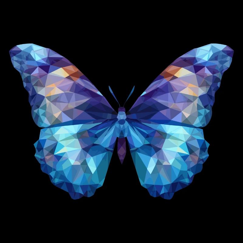 Morpho Papillon Bleu