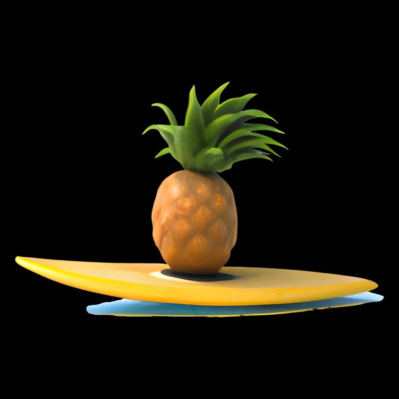 Surfende Ananas