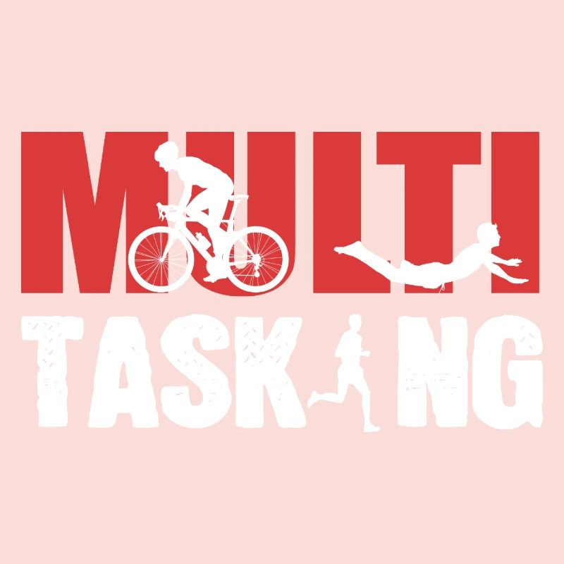 Multitasking Radfahrer Gift