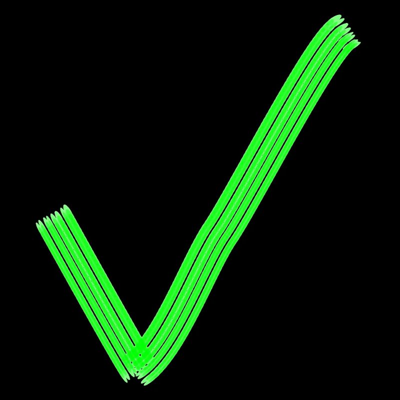 Green Check Mark Correct Sign Correction Hook