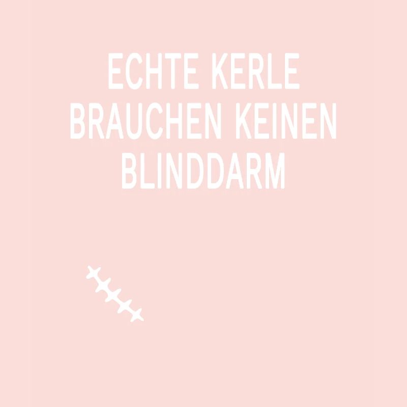 Blinddarm Operation Narbe Appendix Geschenk