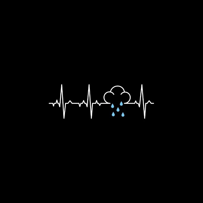 Heartbeat Raincloud EKG