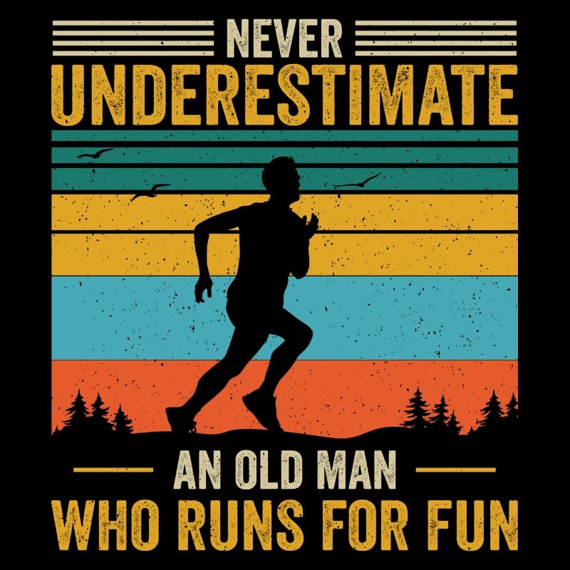 Never underestimate an old man who runs for fun