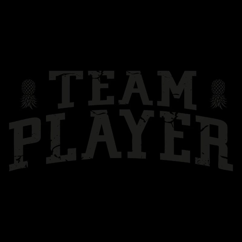 Team Player - Funny Swinger Upside Down Pineapple