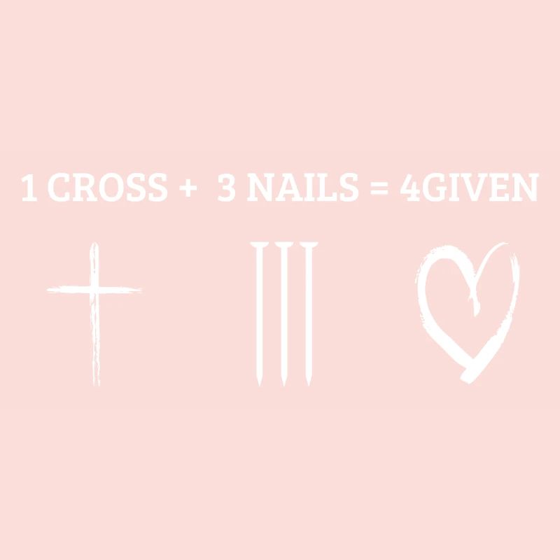 1 CROSS + 3 NAILS + 4GIVEN Christliches Geschenk
