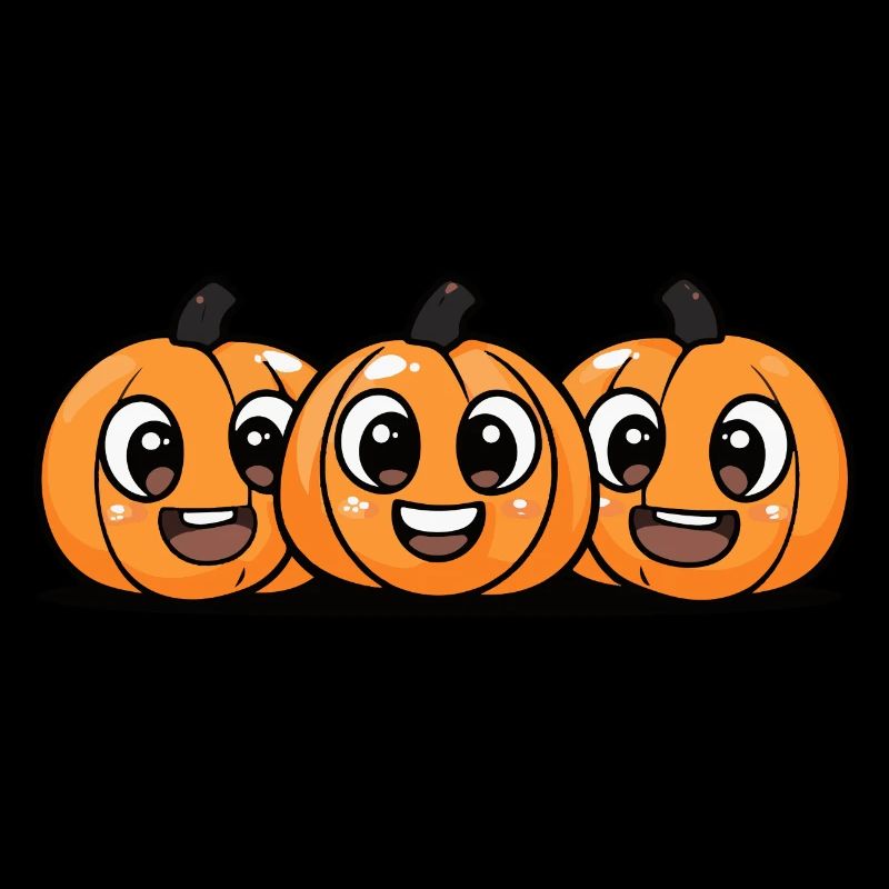 Pumpkin Halloween Cute Comic