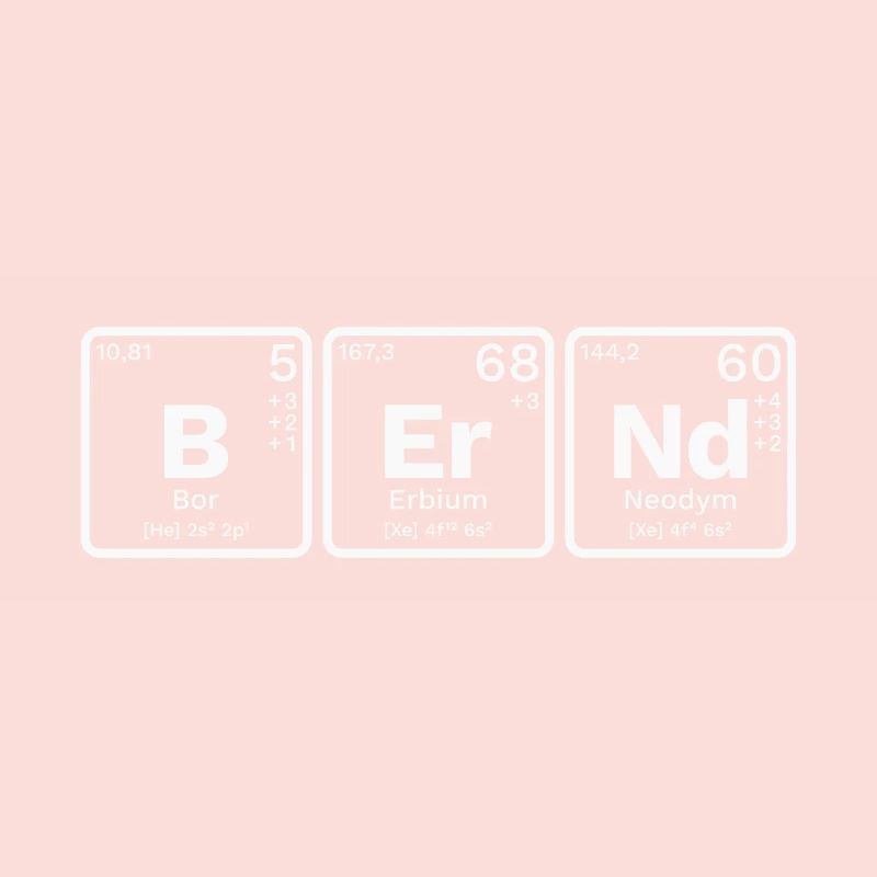 Bernd PSE Nerd Chimie Éléments Tableau périodique