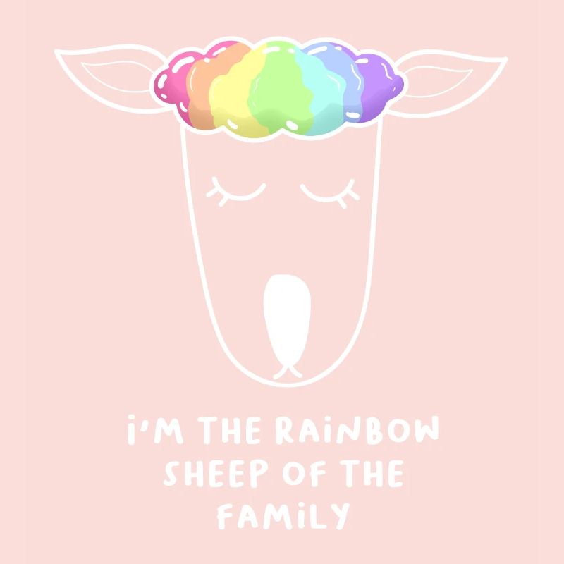 Rainbow Sheep Regenbogenschaf LGBTQ