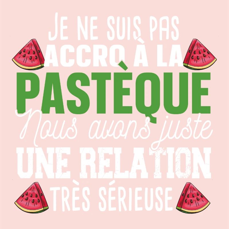 Pastèque Fruit Relation Cadeau Humour Rouge Vert