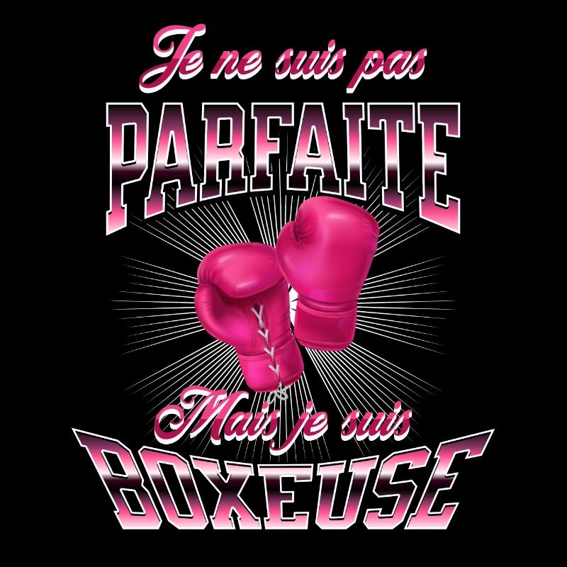 Cadeau original pour boxeuse, Boxe féminine,