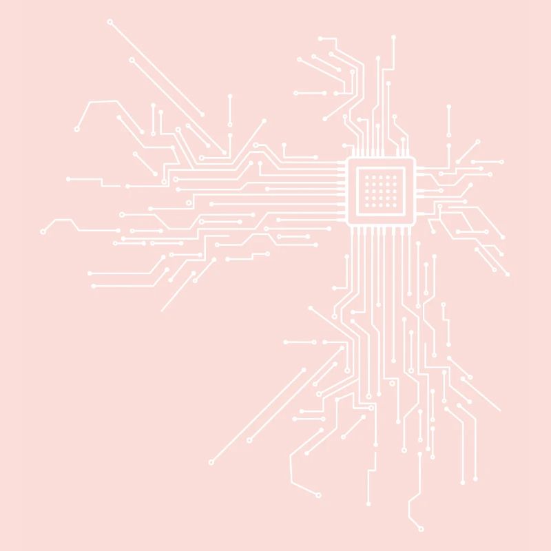 Circuit imprimé à puce avec conception d'ordinateur CPU