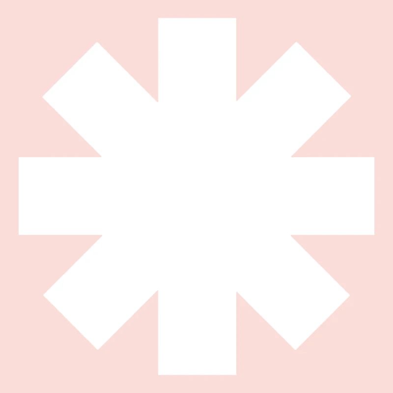astérisque blanc rhcp