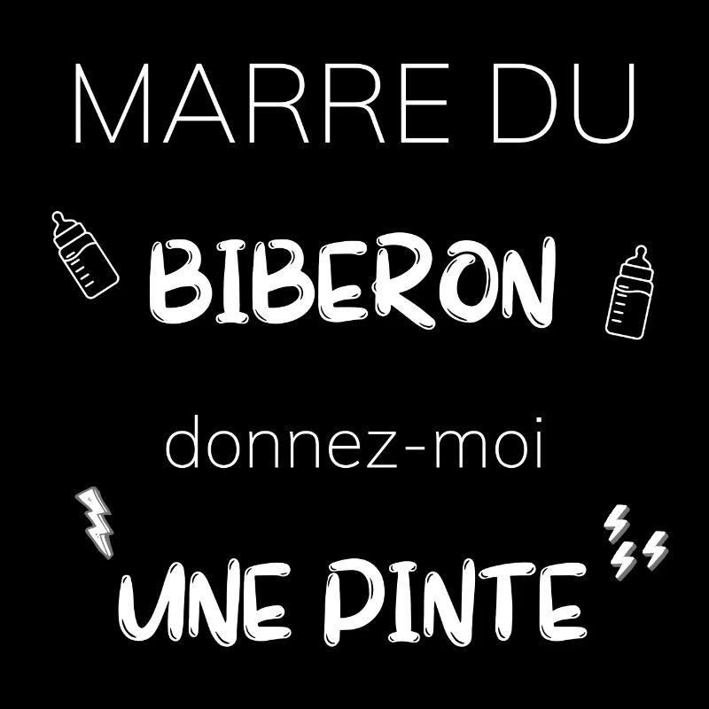 Marre du biberon donnez moi une pinte ! bébé