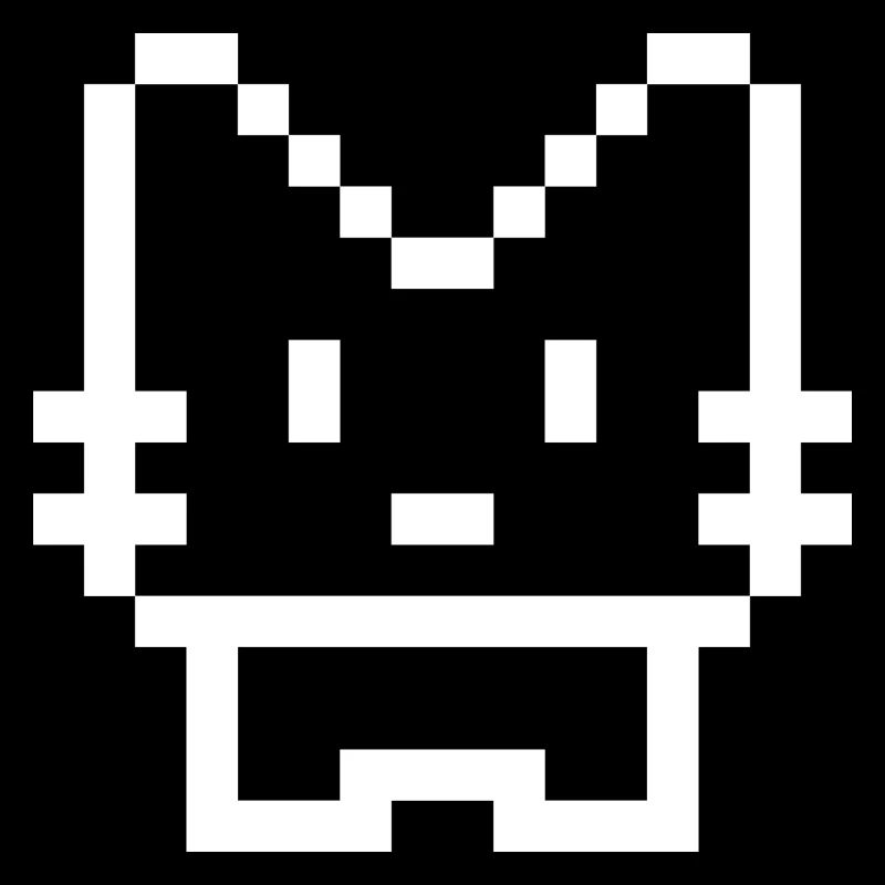 Pixelcat Weiss