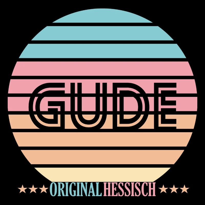 Gude Original Hessian in sunset-look dialect
