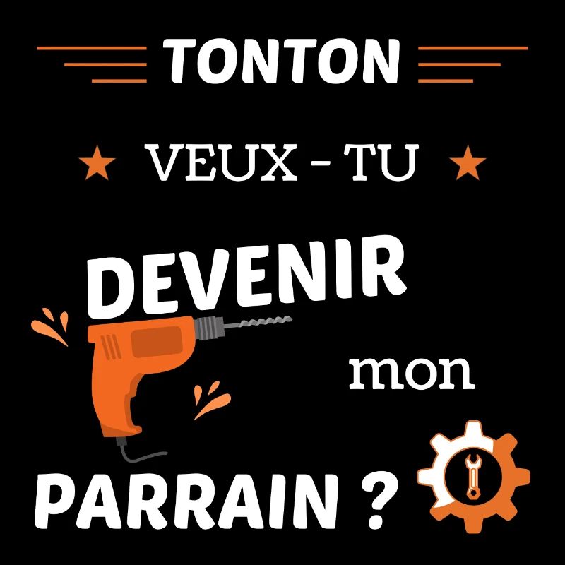 Tonton veux tu devenir mon parrain - demande