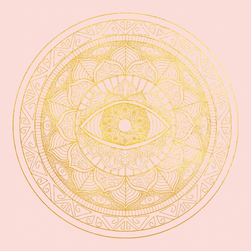 Hand Drawn Ornate Mandala Third Eye