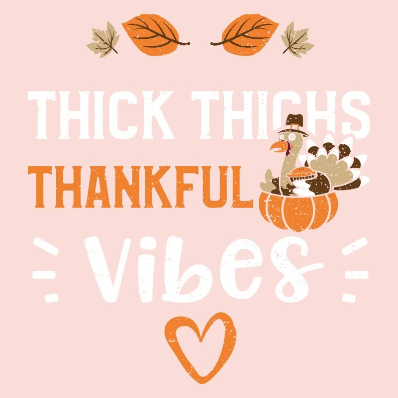 Thick Thighs Thankful Vibes