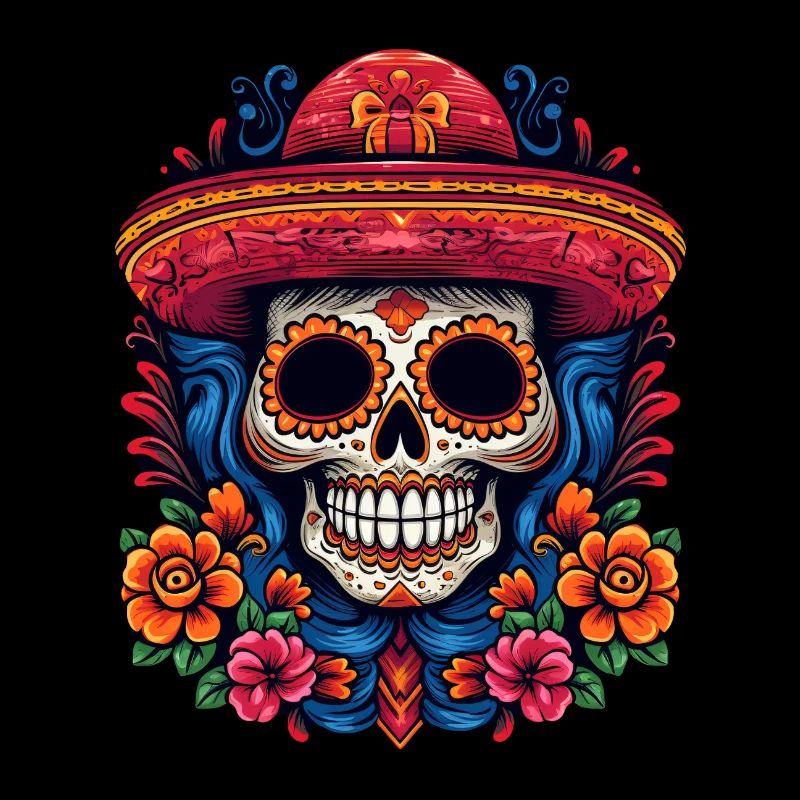 Cinco de Mayo Skull
