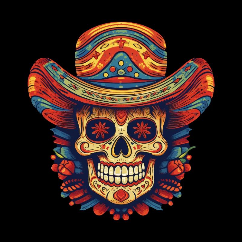 Cinco de Mayo Skull