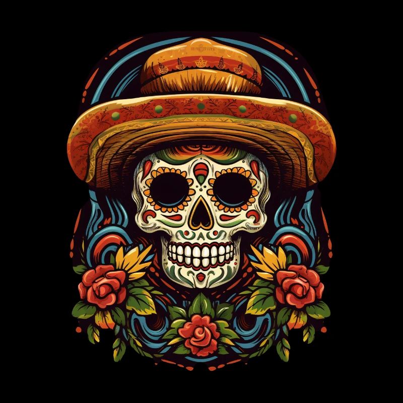Cinco de Mayo Skull