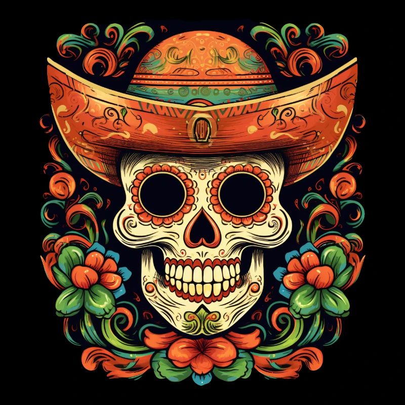 Cinco de Mayo Skull