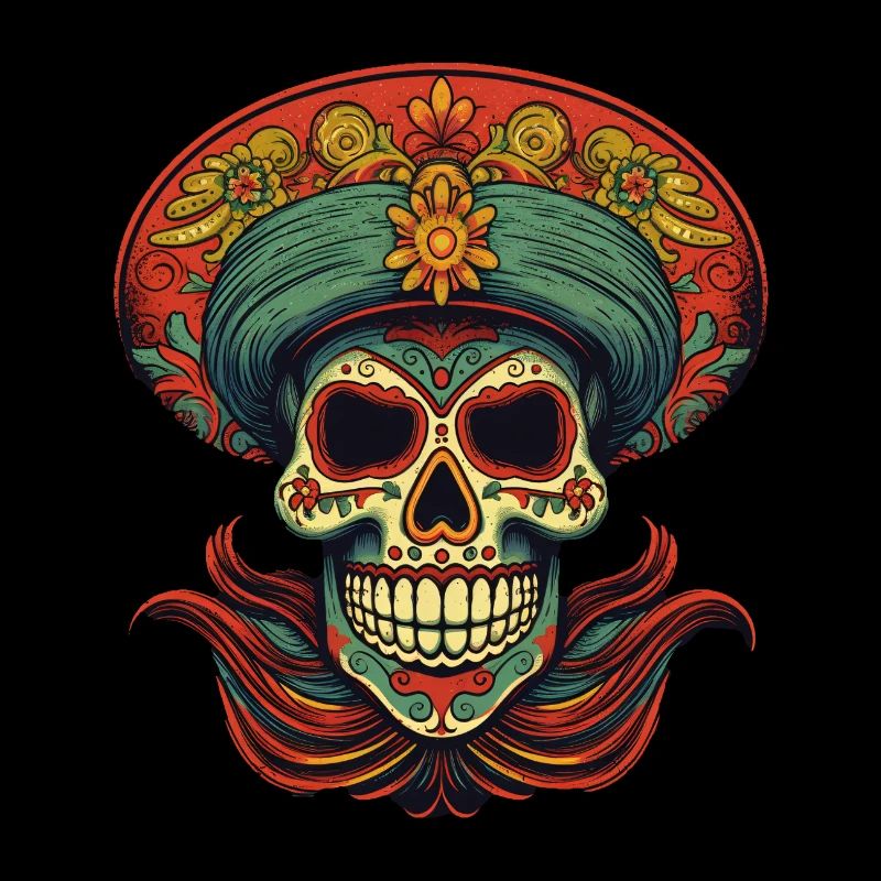 Cinco de Mayo Skull