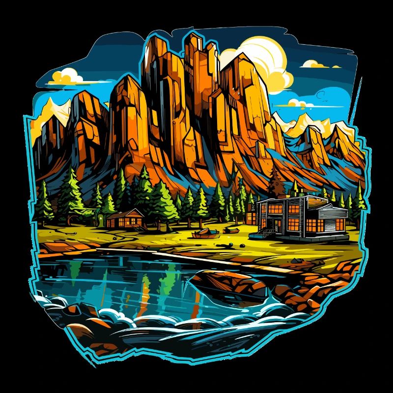 Paysage - Illustration
