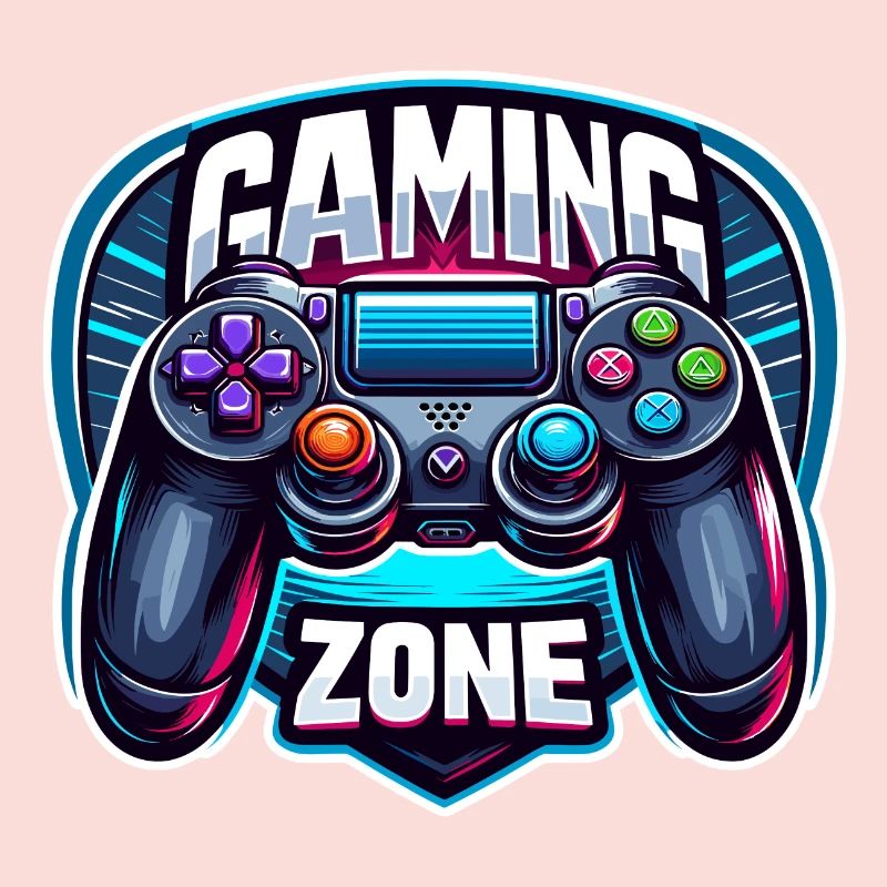 Gaming Zone - Controller Illustration