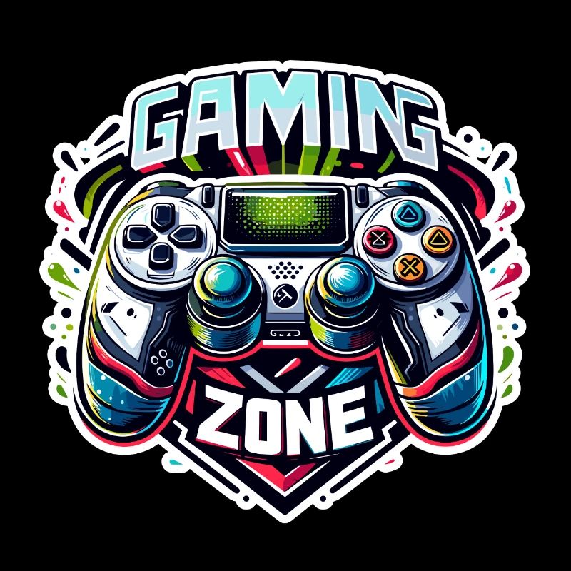 Gaming Zone - Controller Illustration